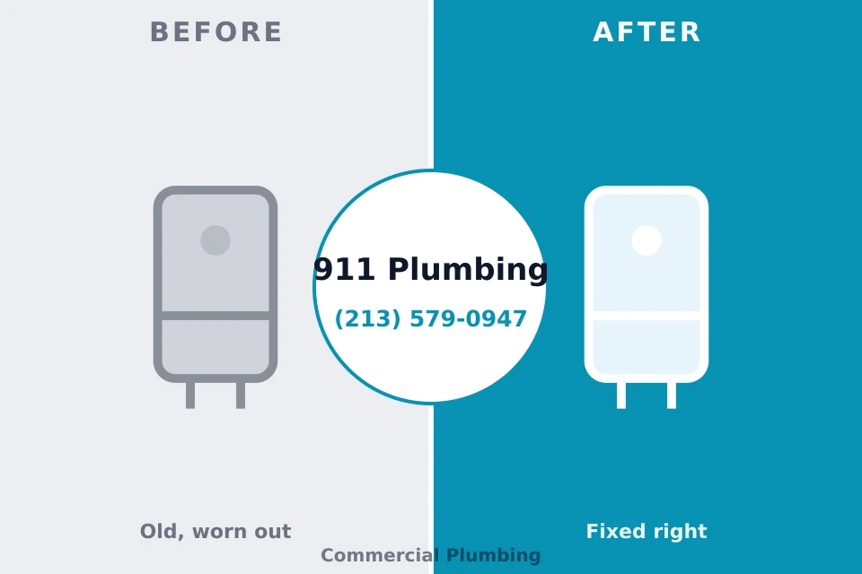 Before and after: plumbing company Harvey, ND